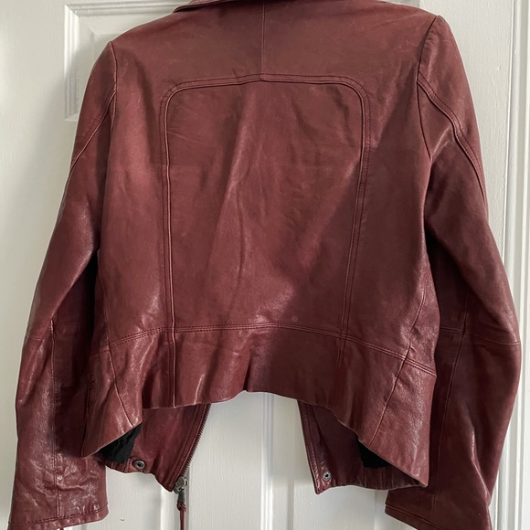 Leather Moto Jacket - Picture 6 of 9